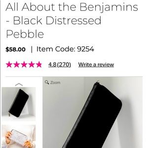 Thirty-One Black Wallet Brand New Never Used